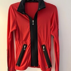 Blue Fish Red and Black Utility Jacket